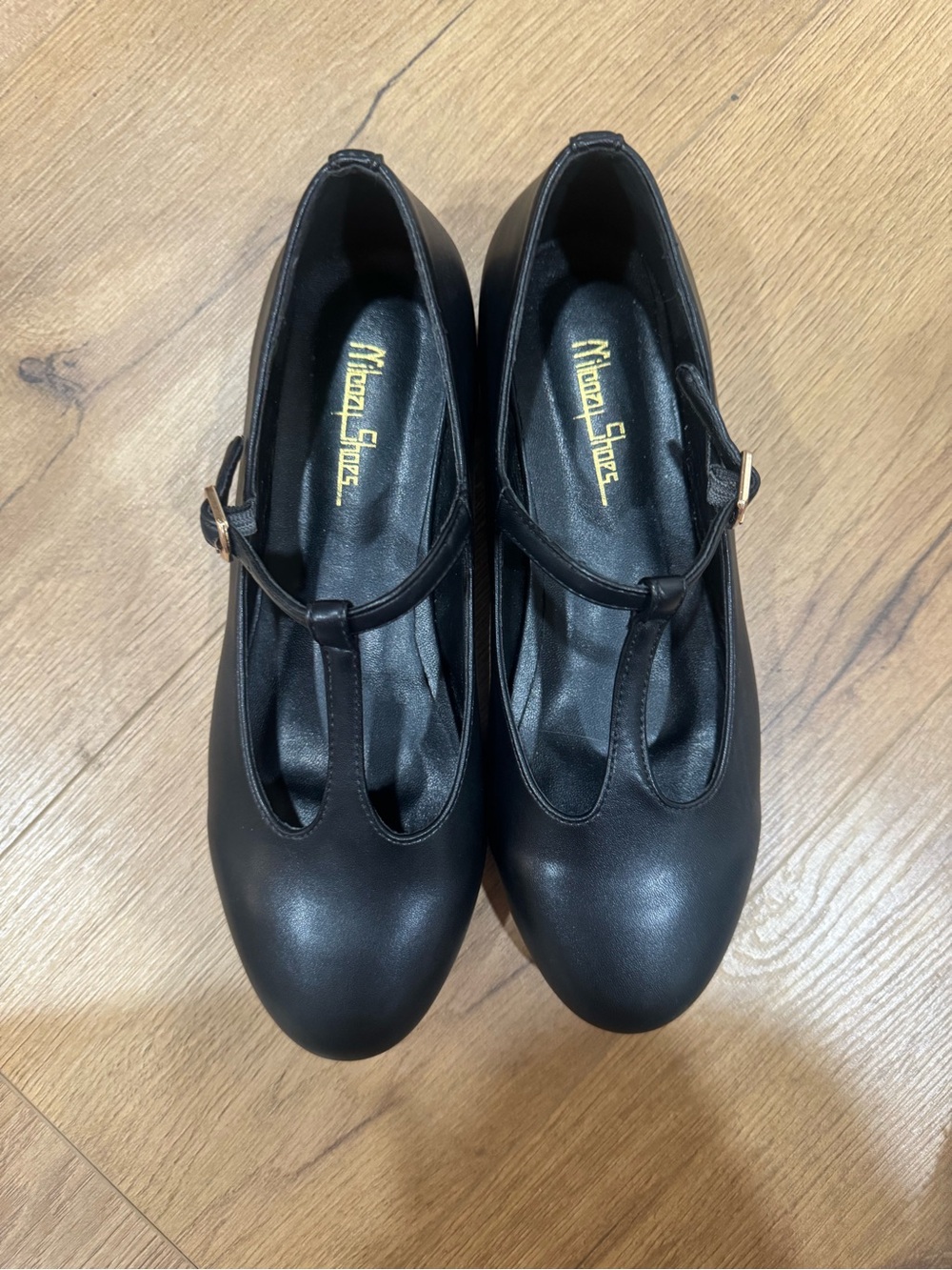 Black T-Strap Mary Jane Ballet Flats – Size 9 (Fits Like 8.5)